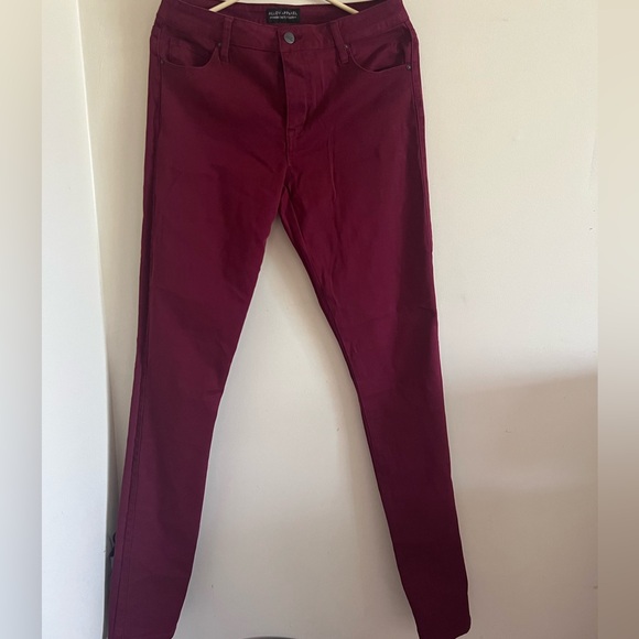 Alloy Apparel Women’s Tall burgundy red Jeans size 10x35 - Picture 1 of 3